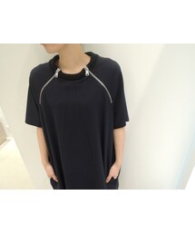 HACHE | ラグランショルダージップ半袖ワンピース(ワンピース)