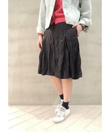 Acne Studios | しわ加工タックスカート(スカート)