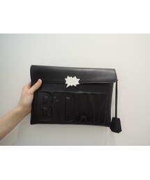 GOLDEN GOOSE | レザーロゴエンボスクラッチBAG(クラッチバッグ)