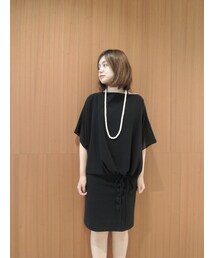 Chloe | ドルマンスリーブサイドレースアップワンピース(ドレス)