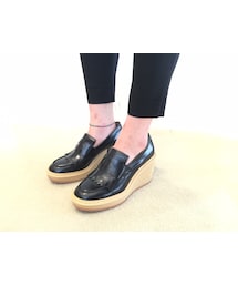 SEE BY CHLOE | ウェッジソールローファー(ブーティ)