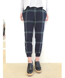 08sircus | ウールチェックイージーパンツ(その他パンツ)