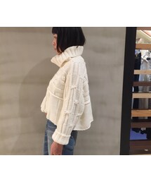 collection PRIVEE? | ウールアクリルショート丈ワイドタートルネックニット(ニット/セーター)