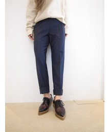 Maison Margiela | センタープレスストライプパンツ(その他パンツ)