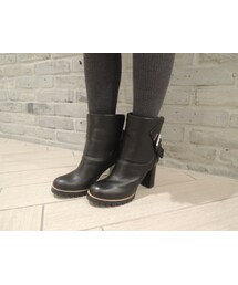 Chloe | レザー折り返しショートブーツ(ブーツ)