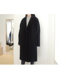 Maison Margiela | ウールアンゴラダブルポケットコート(チェスターコート)