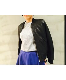 MARANT ETOILE | ラムレザージップジャケット(ブルゾン)