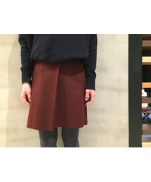 ACNE | フロントタックひざ丈スカート(スカート)