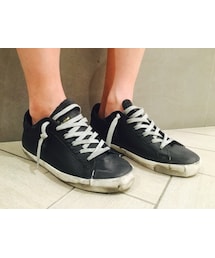 GOLDEN GOOSE | レザーローカットスニーカー(スニーカー)