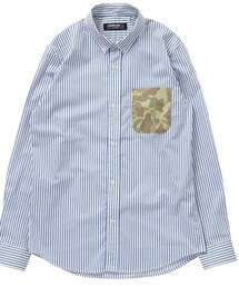 MACKDADDY | STRIPE CAMOFLAGE SHIRT
(シャツ/ブラウス)