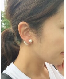 kanana handmade 今日も逆✨ | ピアス（両耳用）