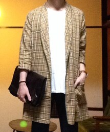 DISCOVERED | チェックガウン(その他アウター)