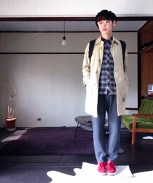 コート | 夜はコート着ます。(その他)