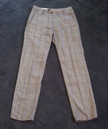 CIAOPANIC | 赤ベースのチェックパンツ(スラックス)