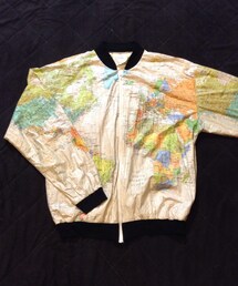 VINTAGE | 地図柄(ナイロンジャケット)