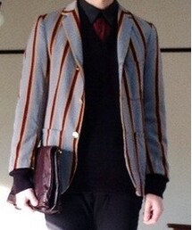 VINTAGE | 黒のVネックニット(ニット/セーター)