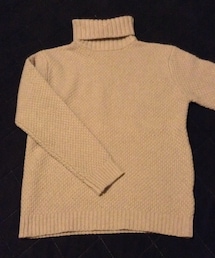 BEAMS | ベージュのタートルネックニット(ニット/セーター)