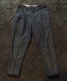 VINTAGE | アンクル丈のウールテーパードスラックス(スラックス)