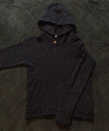 quadro | ネップ混ネイビーパーカー(パーカー)