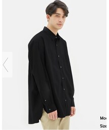 GU | GU ブロードオーバーサイズシャツ  (シャツ/ブラウス)