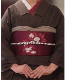 名古屋帯 | この帯の花、何だろう🤔(和装小物)