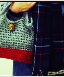 手編み | 妹の手編み♡ミニトート
(トートバッグ)