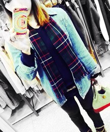 no brand | 高校時代からの紺ニット(ニット/セーター)