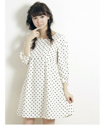 earth music&ecology | ・フレアドットワンピース(ワンピース/ドレス)