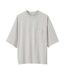 MUJI Labo |  MUJI labo 天竺編み　クルーネックドロップショルダーＴシャツ ライトグレー L〜XLサイズ(Tシャツ/カットソー)