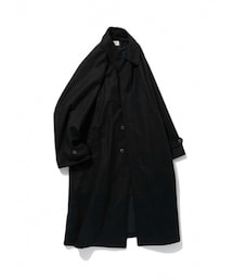 POLYPLOID | POLYPLOID LONG COAT C ブラックメランジェ サイズ3(ステンカラーコート)