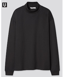 UNIQLO U | モックネックプルオーバー　ブラック　Lサイズ(トップス)