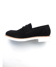 FACTOTUM | ヌバックローファー：BLACK(その他シューズ)