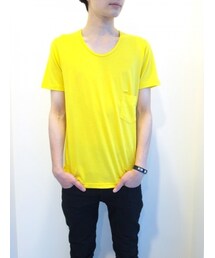 FACTOTUM | バイオシルキーシリーズUネックS/S(Tシャツ/カットソー)