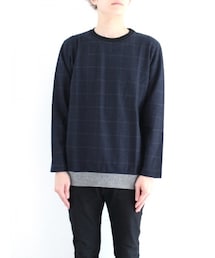 FACTOTUM | ウールコットンジャージ　プルオーバー(その他トップス)