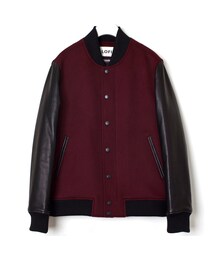 LOFI | LOFI Stadium Jacket Standard type (WINE)(スタジャン)