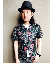 EVISU | スネーク柄ハワイアン(シャツ/ブラウス)