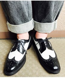 山根靴店 | ２トーンウィングチップ(ドレスシューズ)