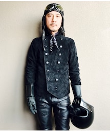 NOMA t.d. | ヌバックレザーJKT(ライダースジャケット)