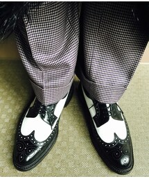 山根靴店 | ２トーンウィングチップ(ドレスシューズ)