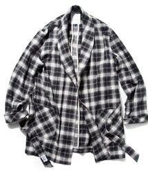 DEMARCOLAB | Demarcolab checker robe shirt(シャツ/ブラウス)