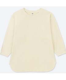 UNIQLO | ワッフルクルーネックT(長袖・7部袖)XSサイズ(Tシャツ/カットソー)