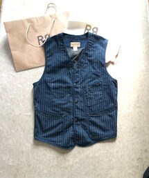 RRL | RRL 
wabashストライプベスト(ベスト)