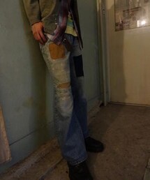 Levi's | levi's 517 クラッシュ デニムパンツ(デニムパンツ)