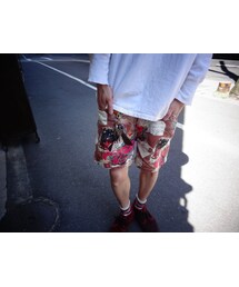 70's　総柄　ショーツ(その他パンツ)