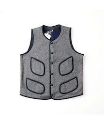 BROWN'S BEACH JACKET | ラウンドネック ベスト(トップス)