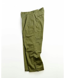 GAIJIN MADE | ビンテージ ツイルワイドタックパンツ(スラックス)