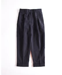 KABEL | ワイド 2タック テーパードパンツ(スラックス)