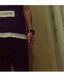 不明ペイント加工パンツ | パンツ