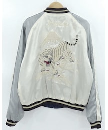 東洋エンタープライズ | 白虎 富士 × 紅龍 髑髏　reversible(スカジャン)