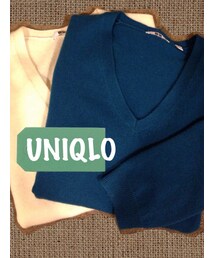 UNIQLO | カシミヤVネックニット(ニット/セーター)